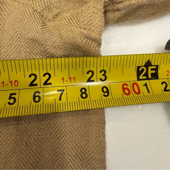 Lauren Ralph Lauren Women’s Button Up Shirt 3/4 Sleeve LINEN Khaki Sz XL - Picture 6 of 12